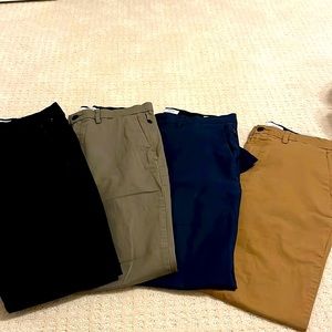 FOUR PAIR OF MENS CHINO PANTS
